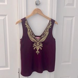 Lilly Pulitzer party top. Size XS